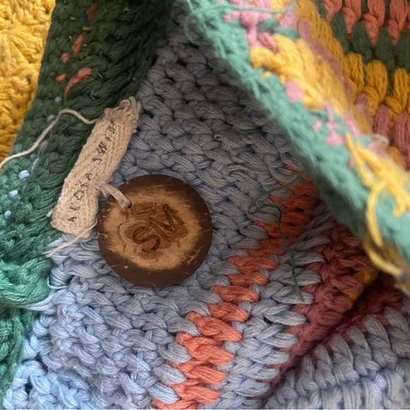 AKOIA SWIM CROCHET HALTER DRESS S/M - Picture 6 of 6